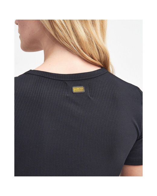 Barbour Black Jenny Cut Out Top