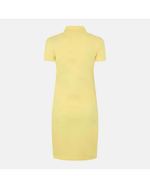 Lacoste Yellow Polo Dress