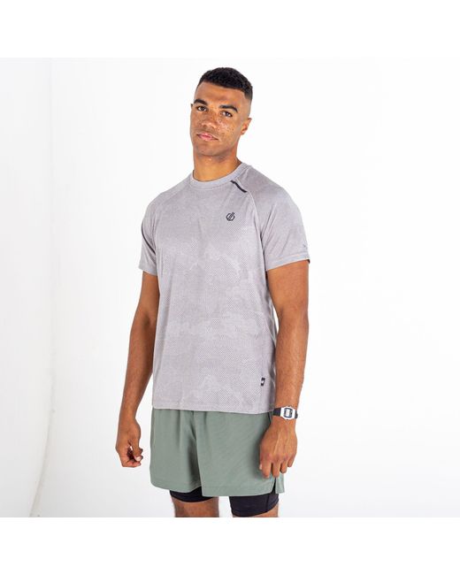 Dare 2b Gray Short-Sleeve Polo Shirt for men