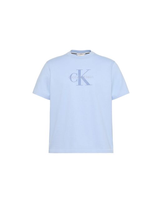 Calvin Klein Blue Monogram T-Shirt for men