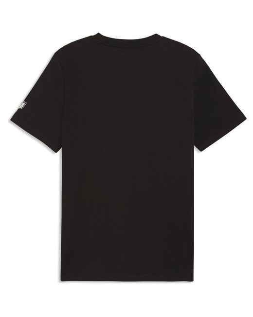 PUMA Black Austria Short Sleeve T-Shirt for men