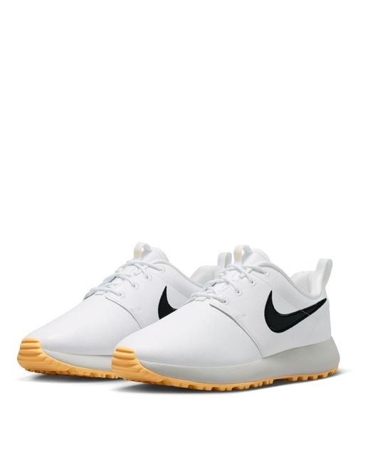 Nike White Spikeless Golf Shoes for men