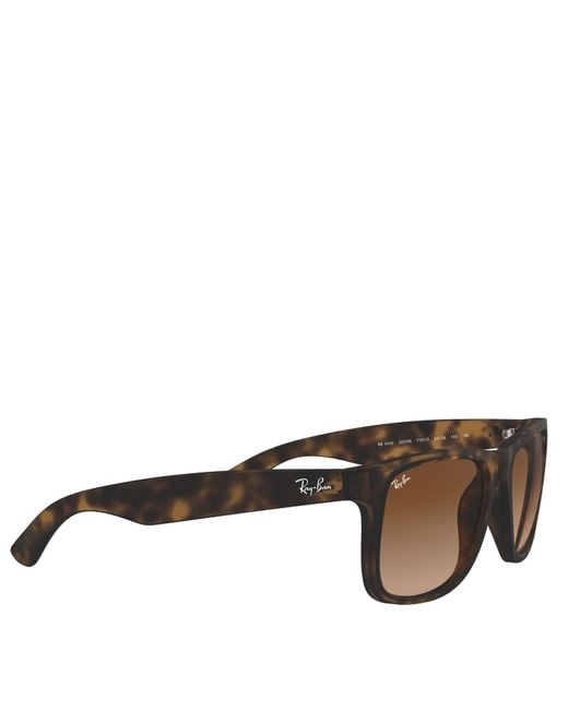 Ray-Ban Brown Justin Square Sunglasses