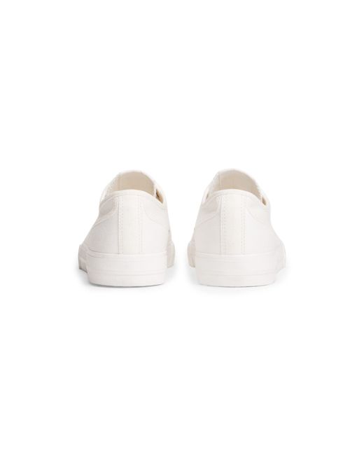 Tommy Hilfiger White Canvas Trainers