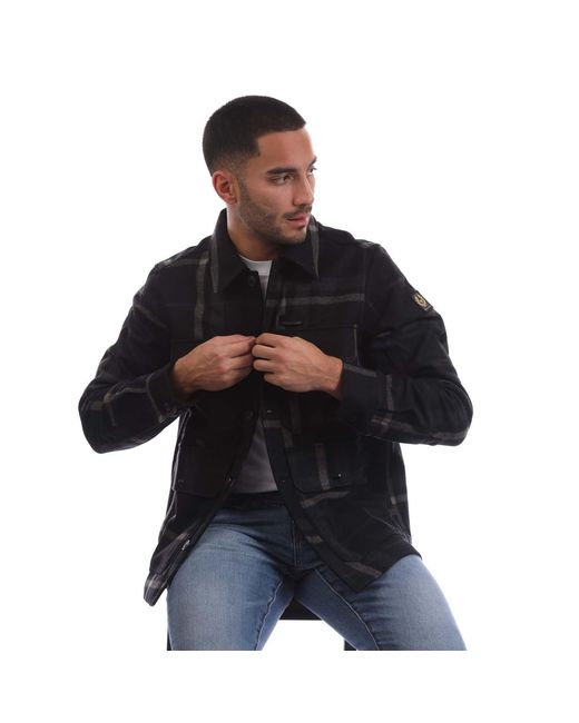 Belstaff Black Blend Forge Jacket for men