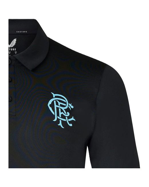 Castore Black Licensed Polo Shirt