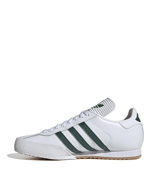 Adidas Gray Samba Super Trainers for men