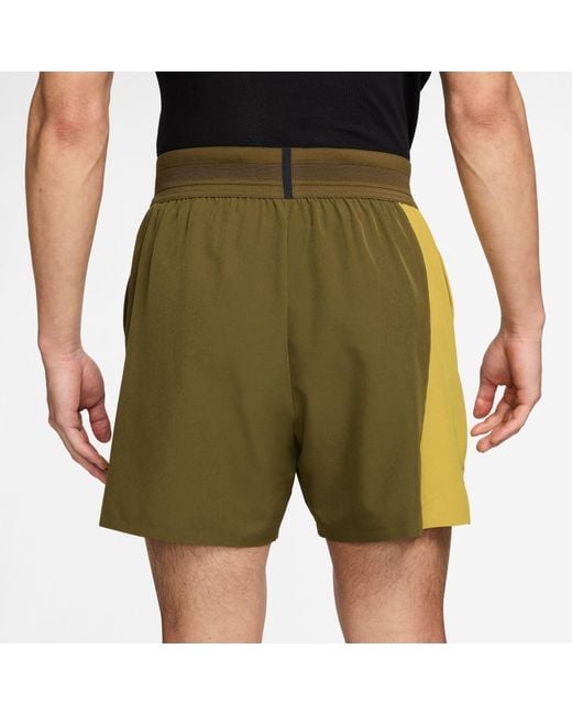 Nike Green Performance Tennis Shorts for men