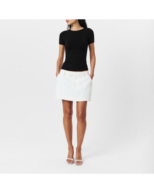 Naked Wardrobe Black Crewneck Top