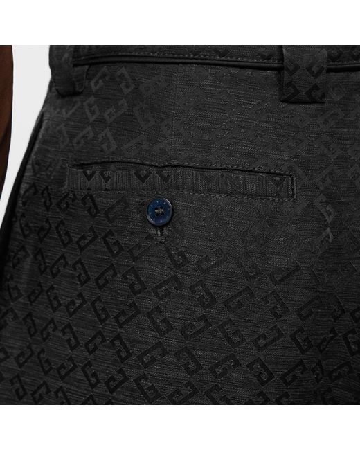 Givenchy Black Monogram Jacquard Trousers for men