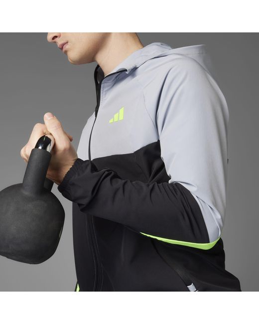Adidas Blue Climacool Tech Apparel Track Top for men