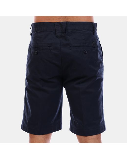 DIESEL Blue Fleece Jogger Shorts for men