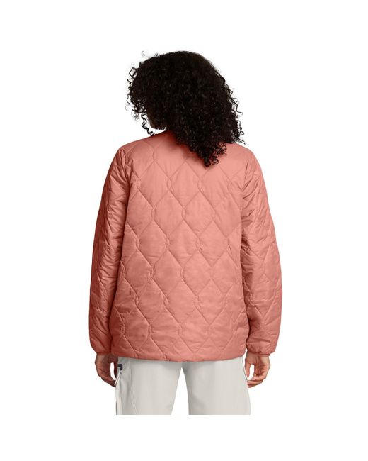 Under Armour Pink Diamond Water-Repellent Fitted Quilted Jacket