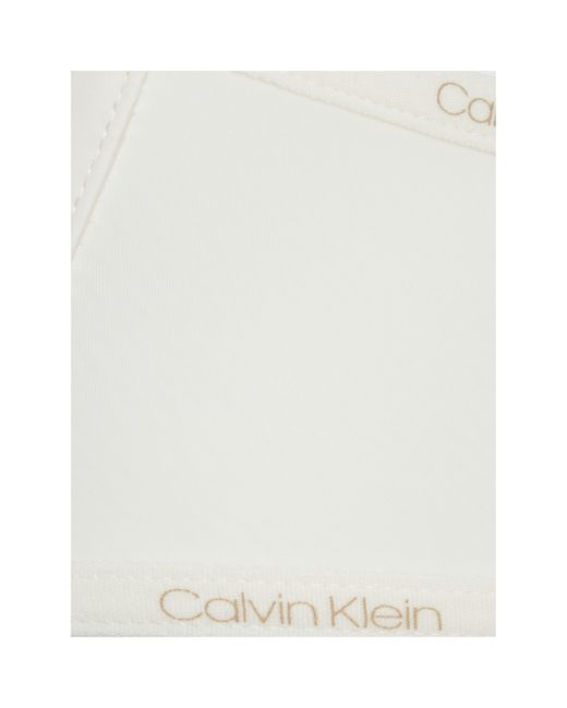 Calvin Klein White Flirty Plunge Bra