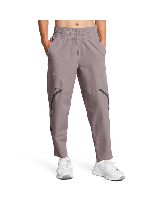 Under Armour Pink Unstoppable Open Hem Woven Tracksuit Joggers