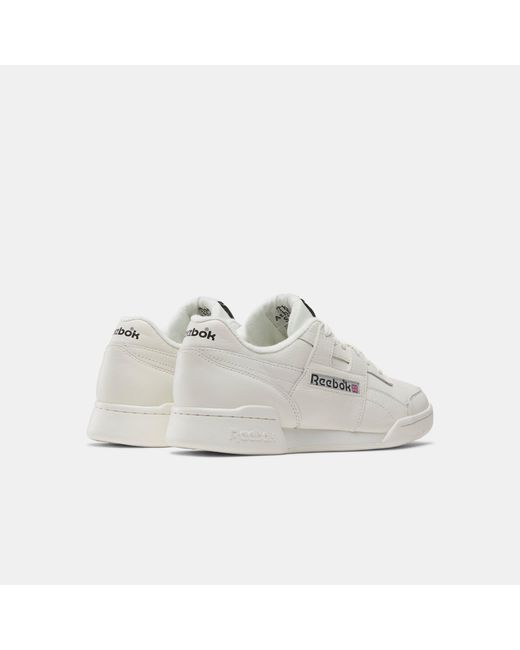 Reebok White Workout Plus Low-Top Trainers for men