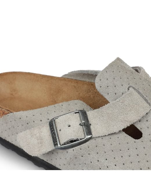 Birkenstock Gray Bstk Boston Leve Dotte 64