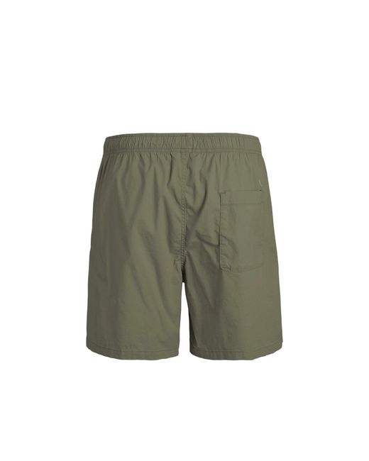 Jack & Jones Green Woven Tracksuit Shorts for men