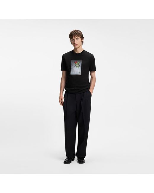 HUGO Black T-Shirt for men