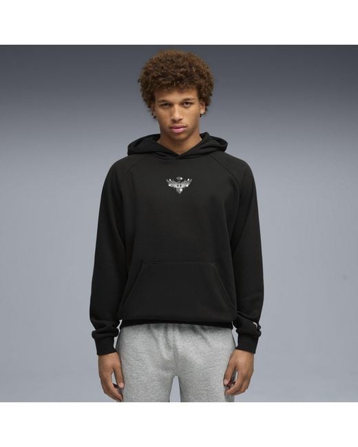 PUMA Black Melo Alwayz On 1 Performance Hoodie for men