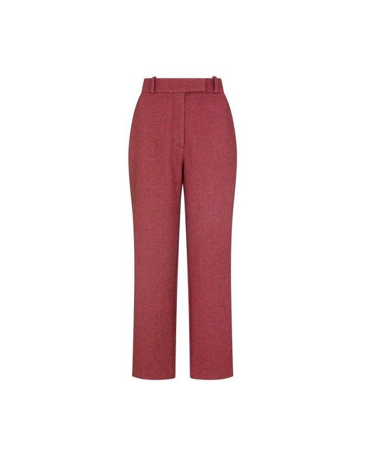 Lily and Lionel Lily Pandora Tapered Herringbone Print Trouser
