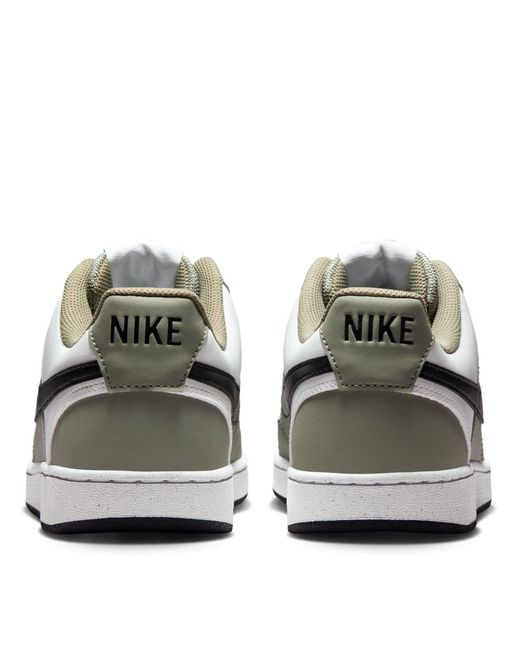 Nike Green Court Vision Low Trainers for men