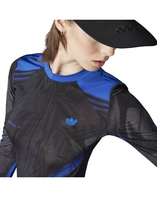 Adidas Originals Blue Regular Fit T-Shirt