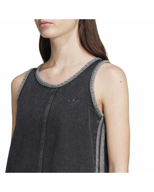 Adidas Black Denim Mini Dress