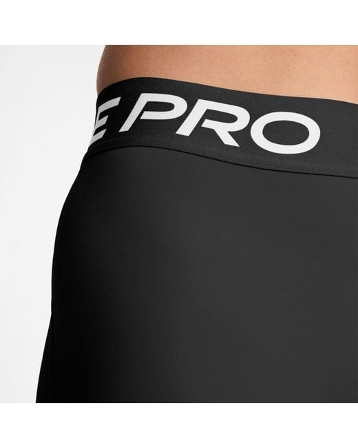 Nike Black Pro Mid-Rise Full-Length Leggings