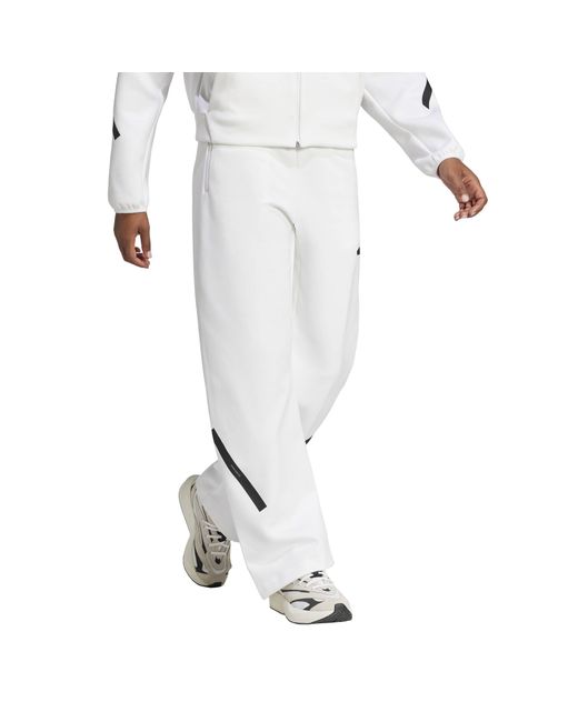 Adidas White Z.N.E. Fleece Joggers