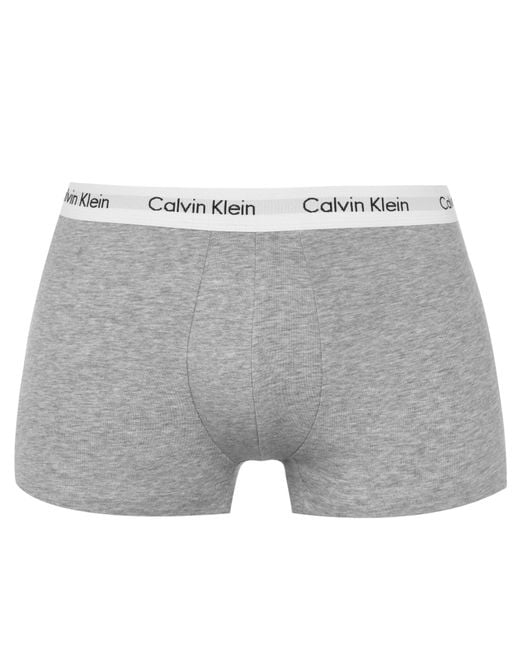 Calvin Klein White 3 Pack Boxer Shorts for men