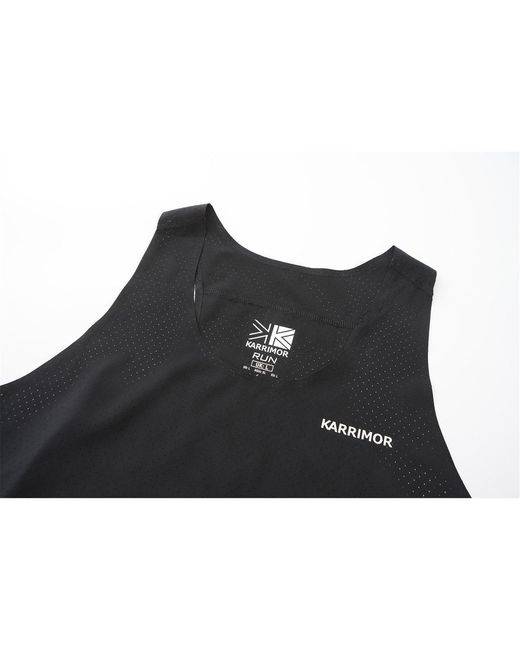 Karrimor Black X Lite Race Running Tank for men