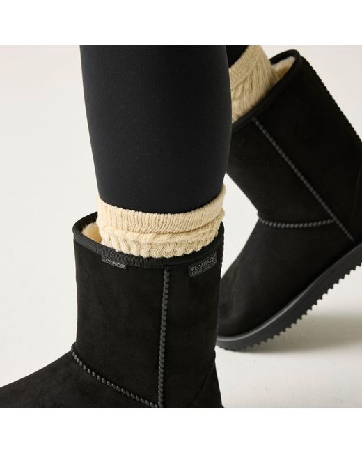 Regatta Black Risley Mid Waterproof Boots