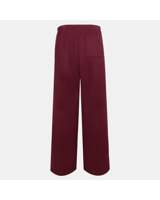 Jack Wills Red Jw Varsity Open Hem Fleece Joggers