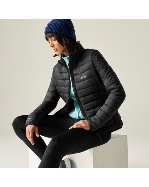 Regatta Black Marizon Weatherproof Synthetic Insulated Puffer Jacket