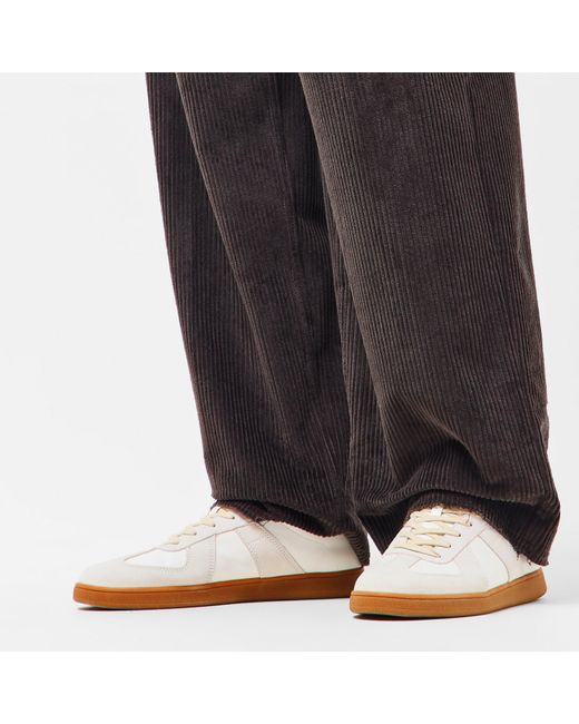 Steve Madden White Waltor Court Low-Top Trainers for men