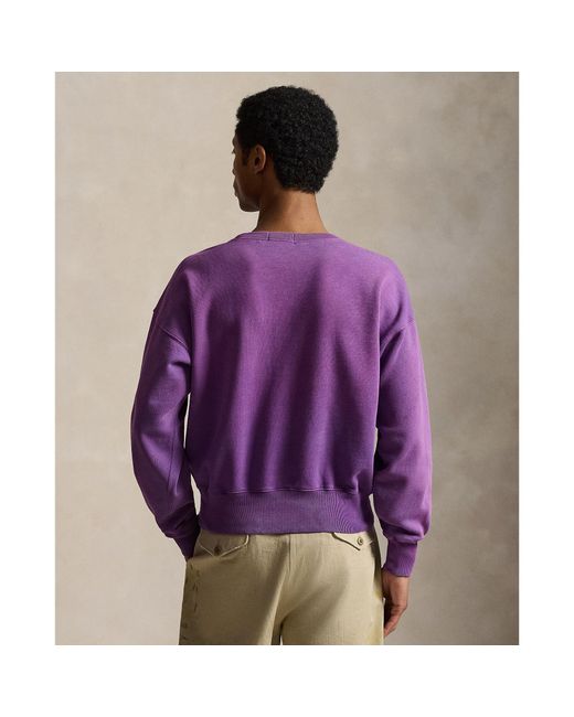 Polo Ralph Lauren Purple Crew Sweatshirt for men