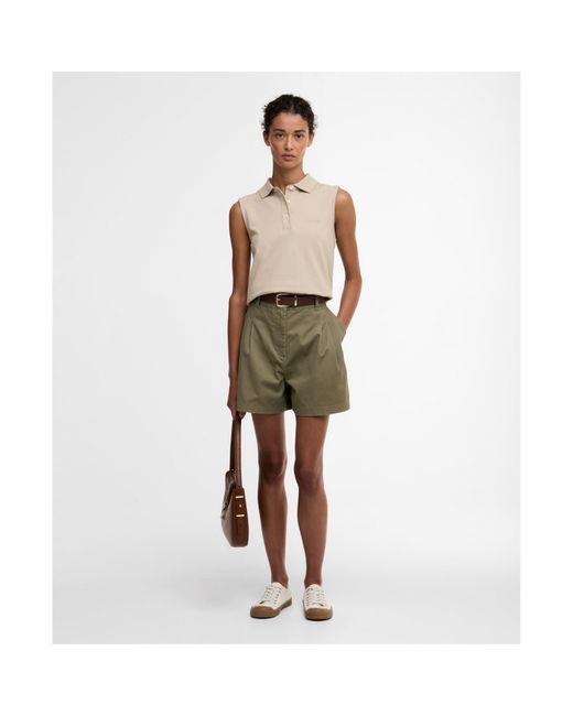 Barbour Green Fern Shorts