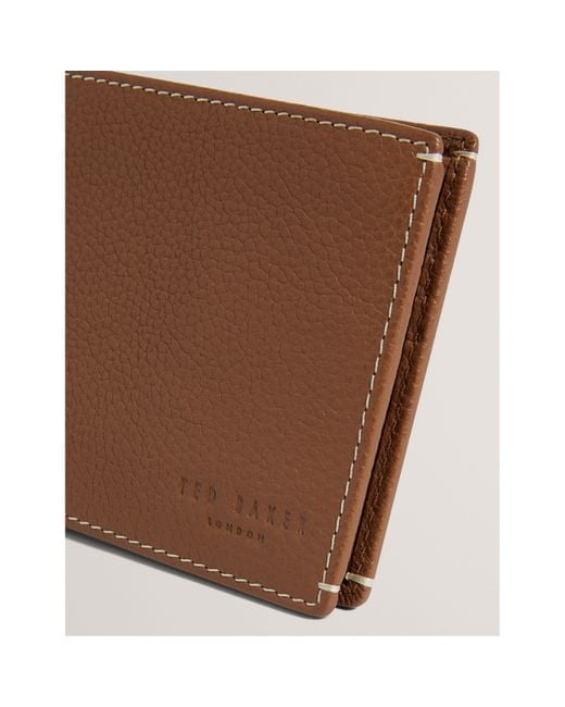 Ted Baker Brown Billfold Wallet for men