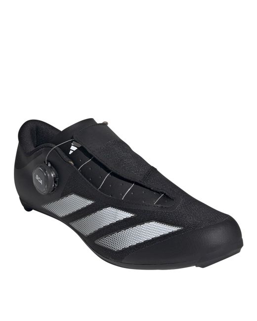 Adidas Black Tempo Stripes Boa Road Cycling Shoes for men