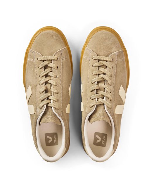 Veja Brown Campo Suede Low-Top Trainers