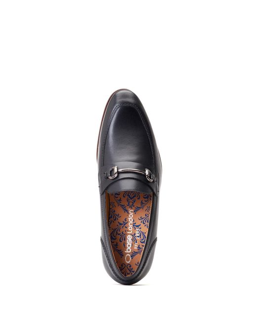 Base London Blue Russo Buckle Loafer for men