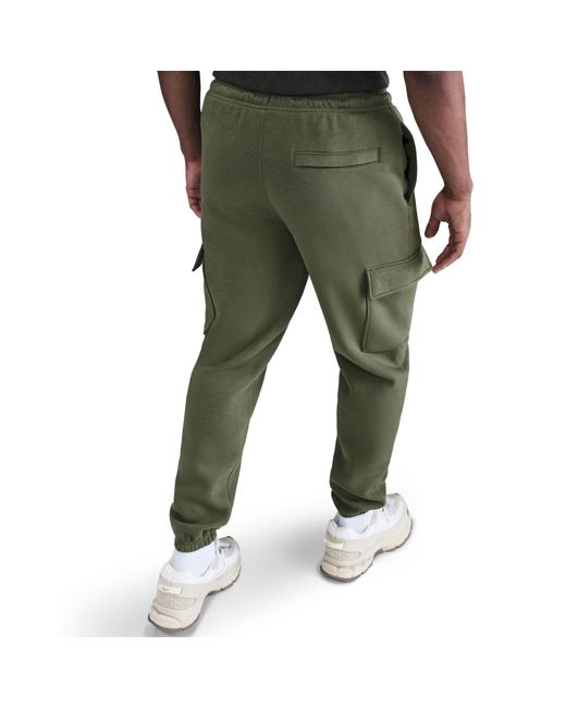 Nike Green Sportswear Club Fleece Cargo Pants for men