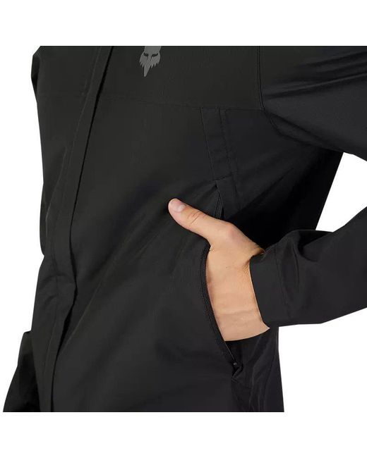 Fox Black Ranger Waterproof Performance Cycling Jacket for men