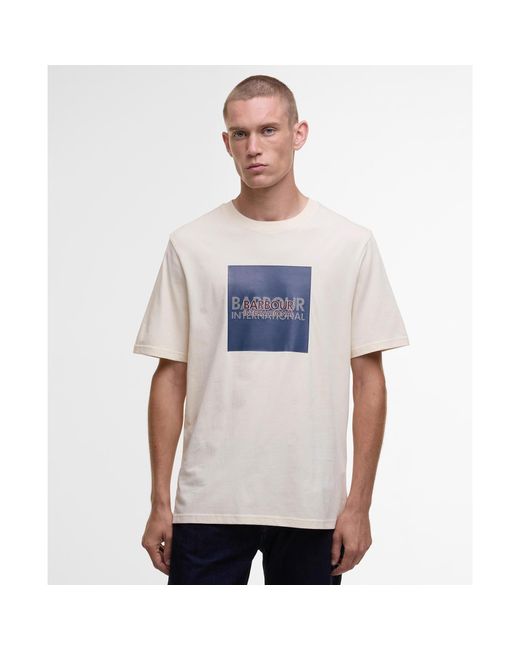Barbour Blue Moakes T-Shirt for men