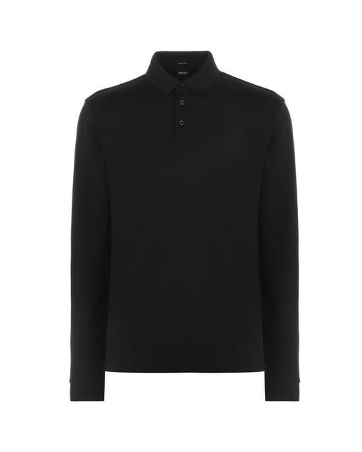 Boss Black Pado 11 Long Sleeve Polo Shirt for men
