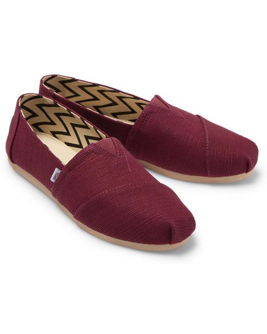 TOMS Red Alpargata Classic Espadrilles Size 3.5