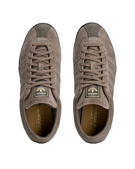 Adidas Brown Topanga Spz Low-Top Trainers for men