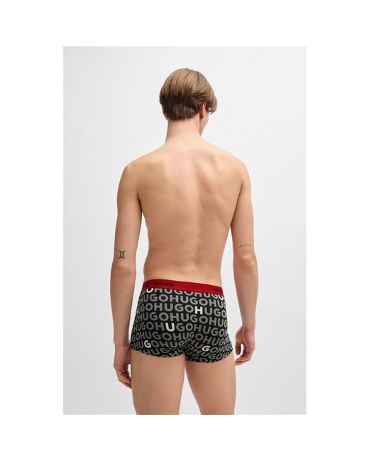 HUGO Black 3 Pack Boxer Shorts for men