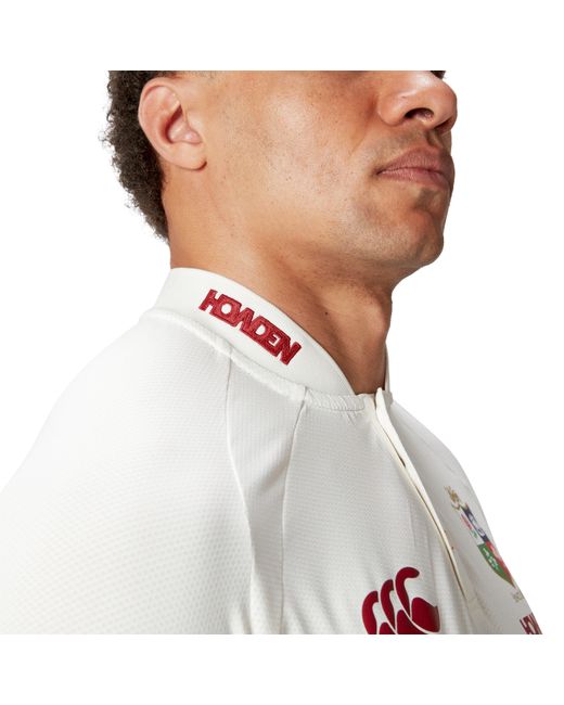 Canterbury White British And Irish Lions Polo Shirt 2025 Adults for men